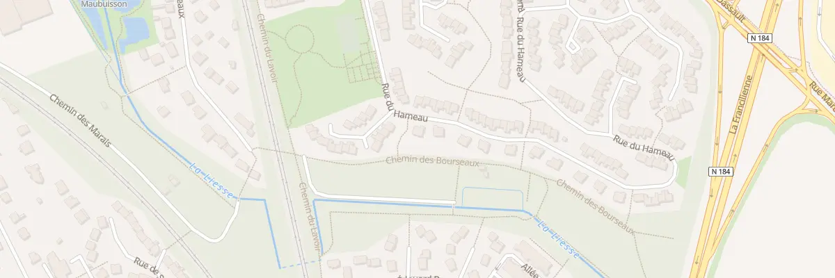 Plan du 2 Rue du Hameau à Saint-Ouen-l’Aumône