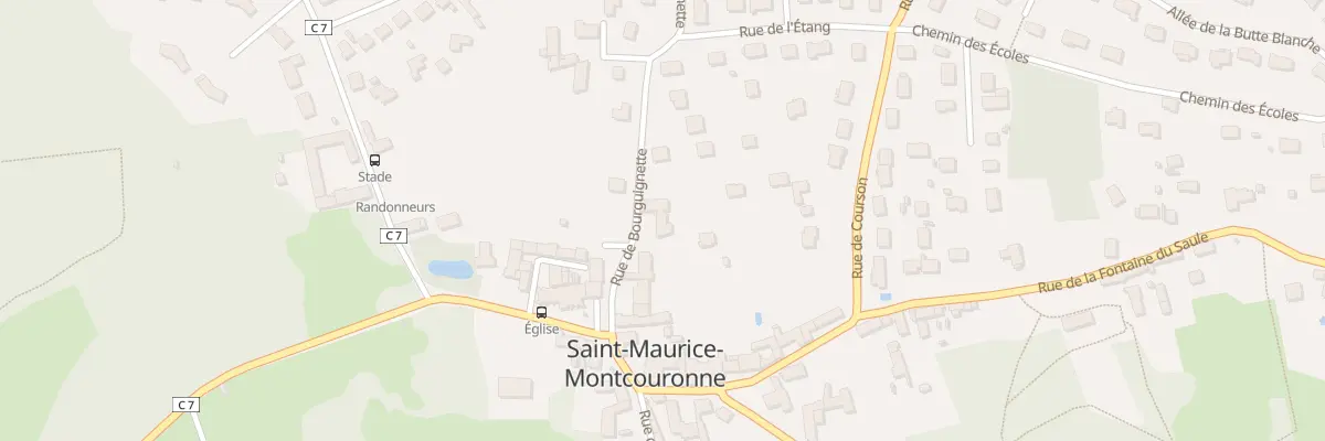 Plan du 9 Rue de Bourguignette à Saint-Maurice-Montcouronne