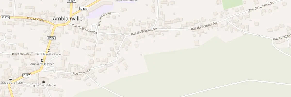 Plan du 124 Rue du Bournoulet à Amblainville