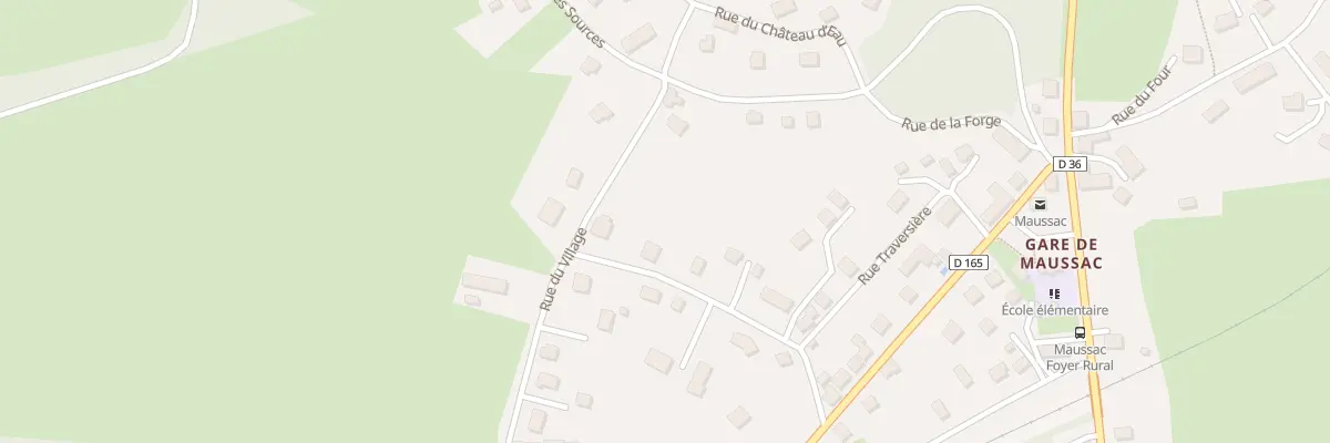 Plan du 8 Rue de la Nature à Maussac