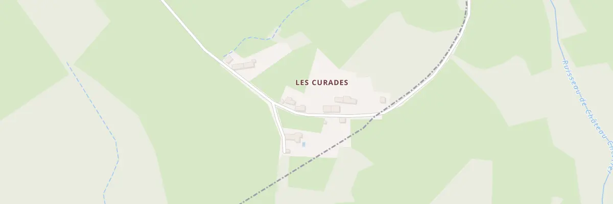 Plan du 4 Les Curades à Nouzerines
