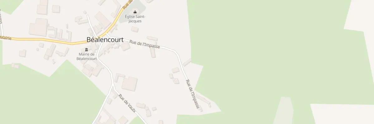 Plan du 11 Rue de l’Impasse à Béalencourt