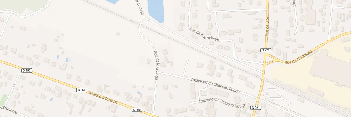 Plan du 22 Bd du Chapeau Rouge à Saint-Denis-de-l’Hôtel