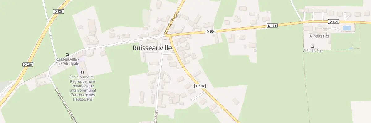 Plan du 7 Rte de Blangy à Ruisseauville