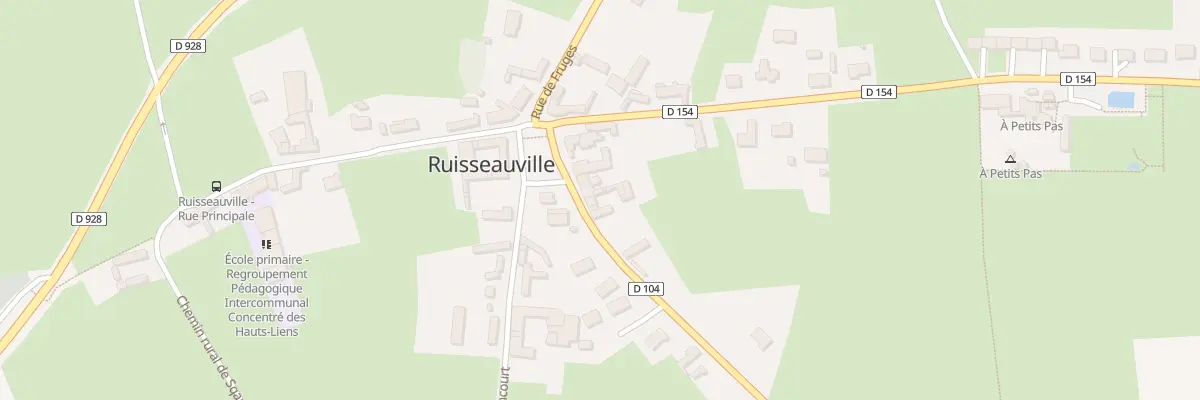 Plan du 5 Rte de Blangy à Ruisseauville