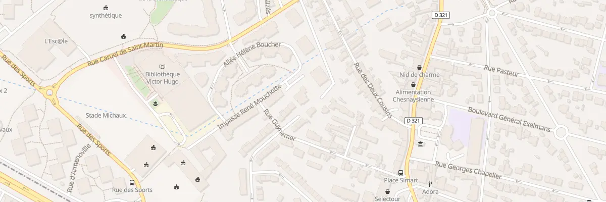 Plan du 57 Rue du General Welvert au Chesnay-Rocquencourt