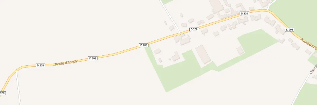 Plan du 741 Rte d’Acquin à Quelmes