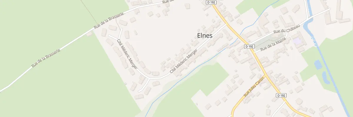 Plan du 24 Cité Médéric Merger à Elnes