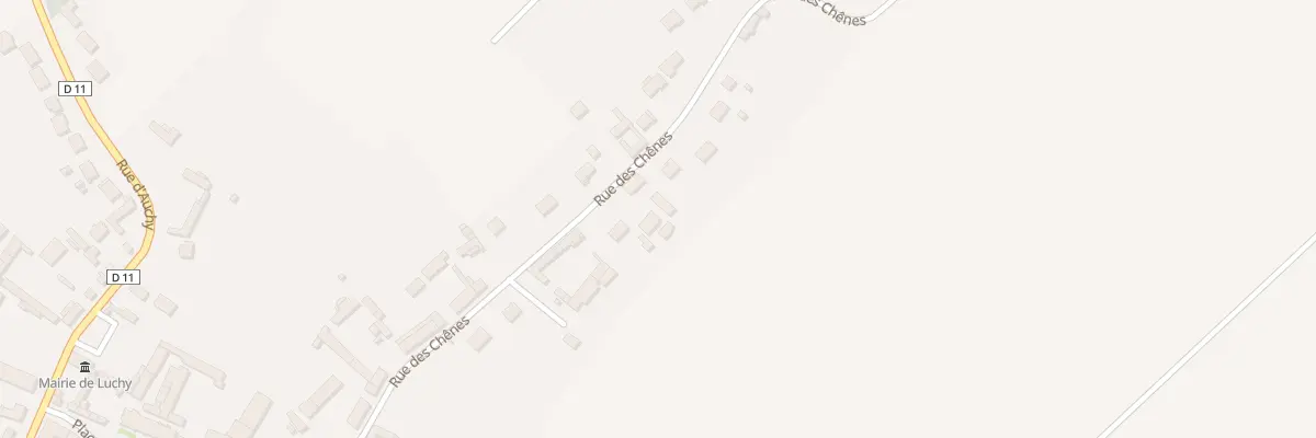 Plan du 28 Rue des Chênes à Luchy