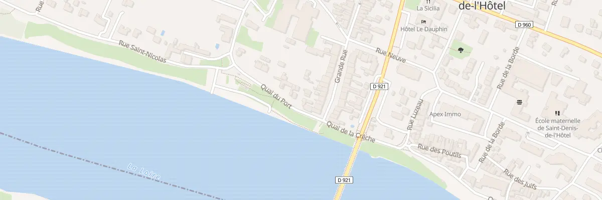 Plan du 4 Quai du Port à Saint-Denis-de-l’Hôtel