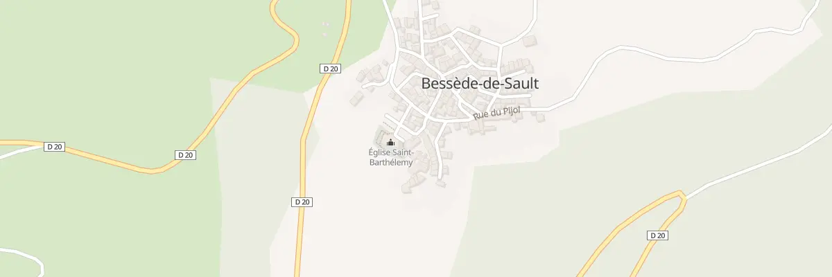 Plan du 137 Le Village à Bessède-de-Sault