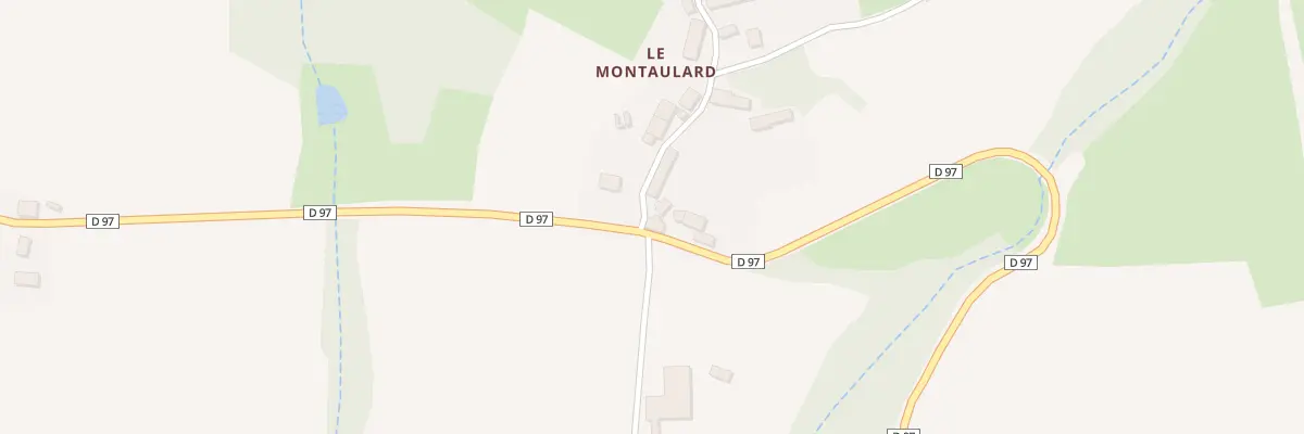 Plan du 2 Le Montaulard à Nouzerines