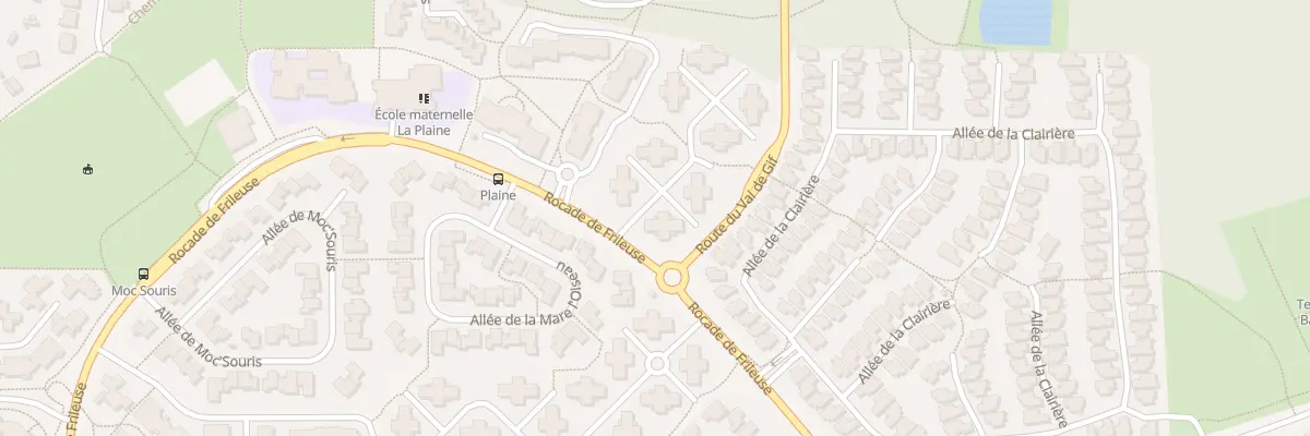 Plan du 3 All de Hauterive à Gif-sur-Yvette