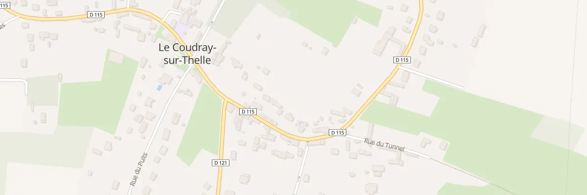 Plan du 6590 Rue Principale au Coudray-sur-Thelle