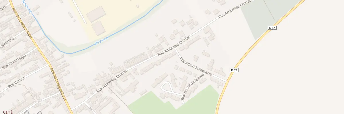 Plan du 50 Rue Ambroise Croizat à Saint-Ouen