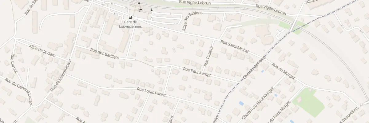 Plan du 7 Rue Paul Kempf à Louveciennes