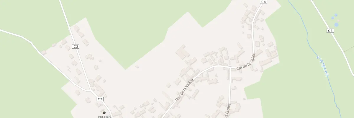 Plan du 25 Rue de la Vallée à Saint-Sulpice