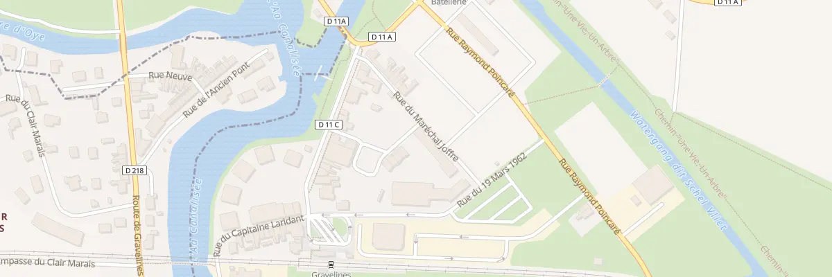 Plan du 50 Rue du Maréchal Joffre à Gravelines