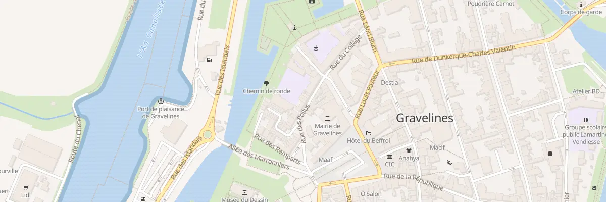 Plan du 19 Rue des Poilus à Gravelines
