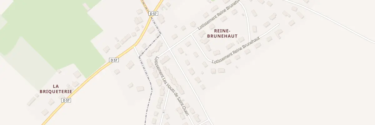 Plan du 2 Lot Reine Brunehaut à Saint-Ouen