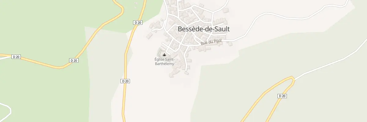 Plan du 17 Le Village à Bessède-de-Sault