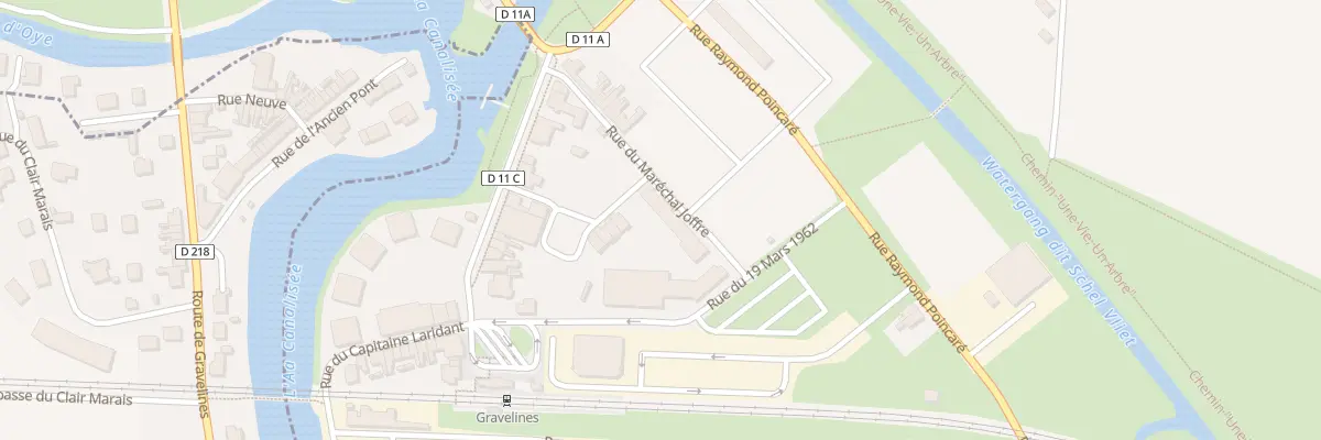 Plan du 70 Rue du Maréchal Joffre à Gravelines