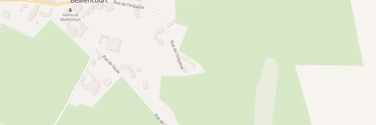 Plan du 17 Rue de l’Impasse à Béalencourt