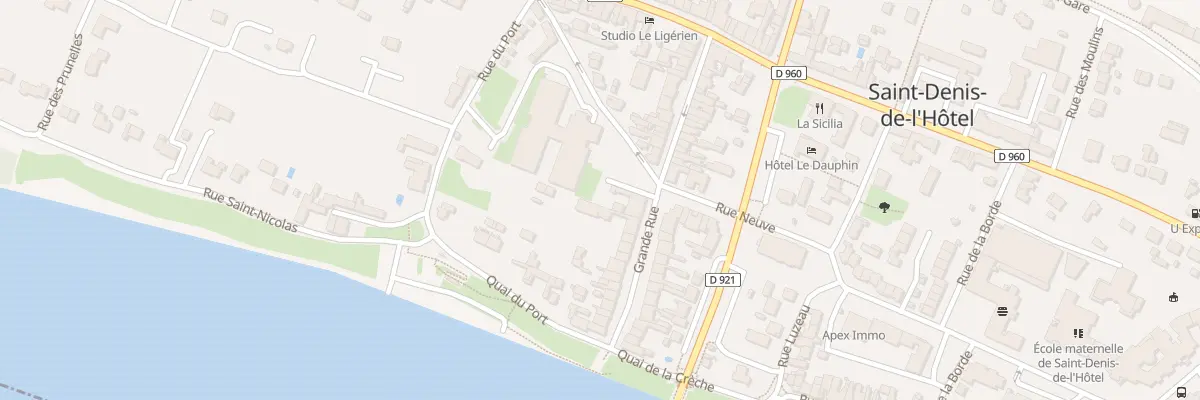 Plan du 40 Grande Rue à Saint-Denis-de-l’Hôtel
