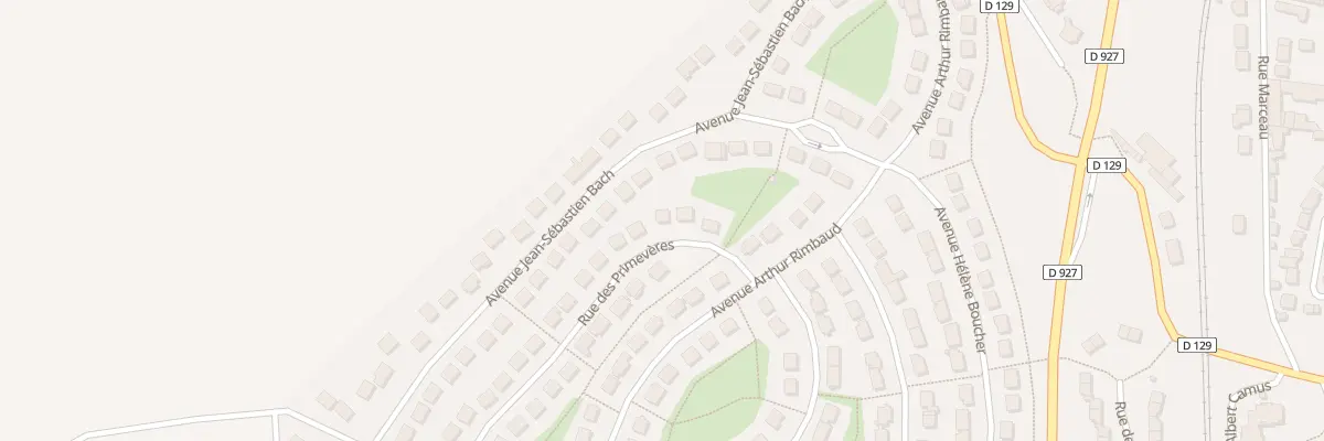 Plan du 6 Rue des Primevères à Méru