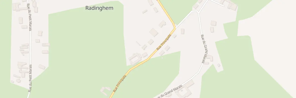 Plan du 28 Rue Principale à Radinghem