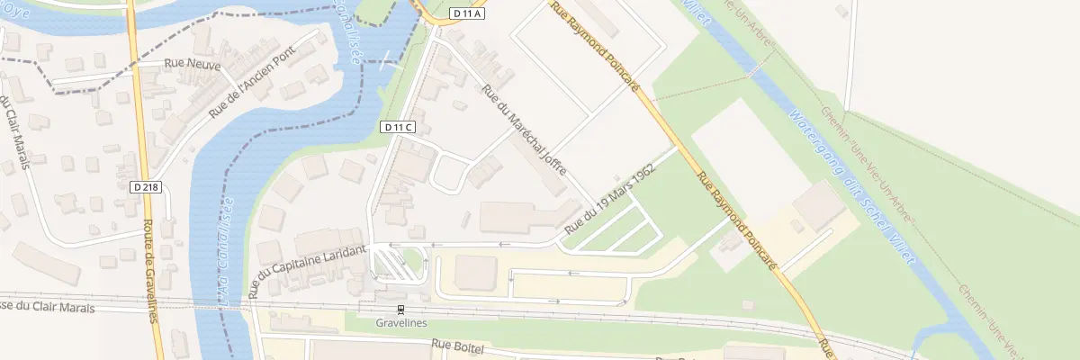 Plan du 90 Rue du Maréchal Joffre à Gravelines