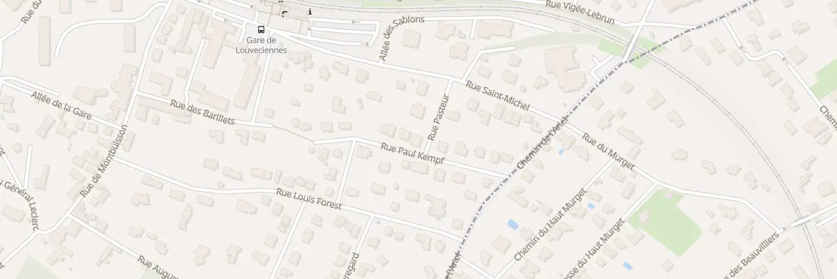 Plan du 11 Rue Paul Kempf à Louveciennes