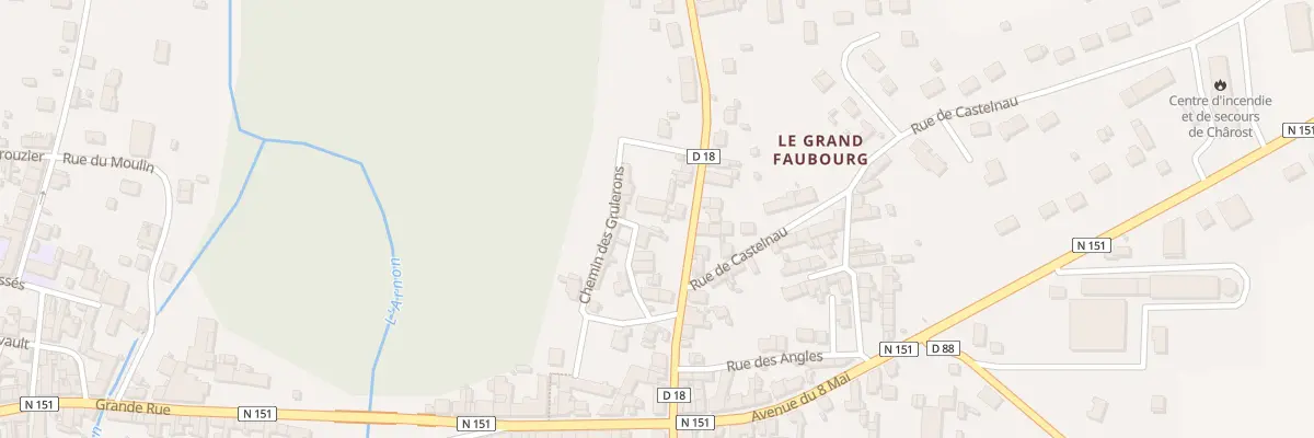 Plan du 8 Che des Grulerons à Chârost