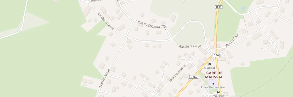 Plan du 5 Rue des Sources à Maussac