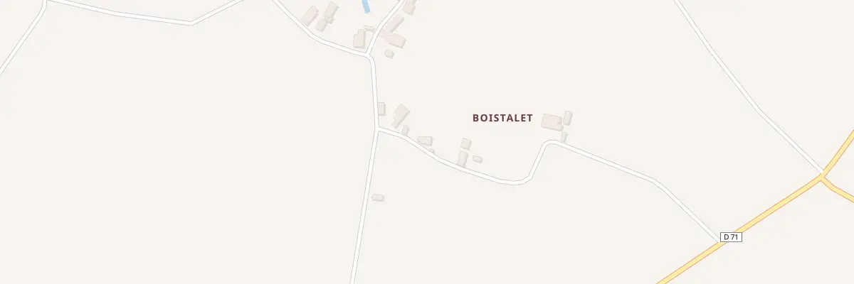 Plan du 5178 Boistalet à Vijon