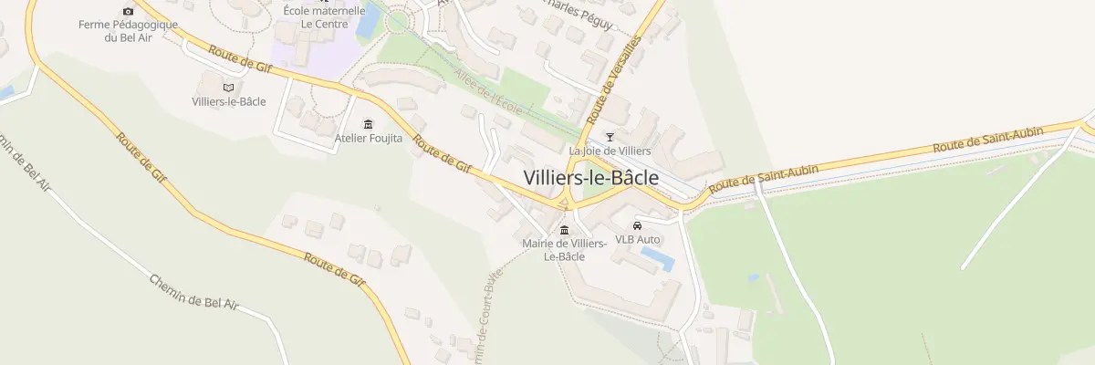 Plan du 1 Rte de Versailles à Villiers-le-Bâcle
