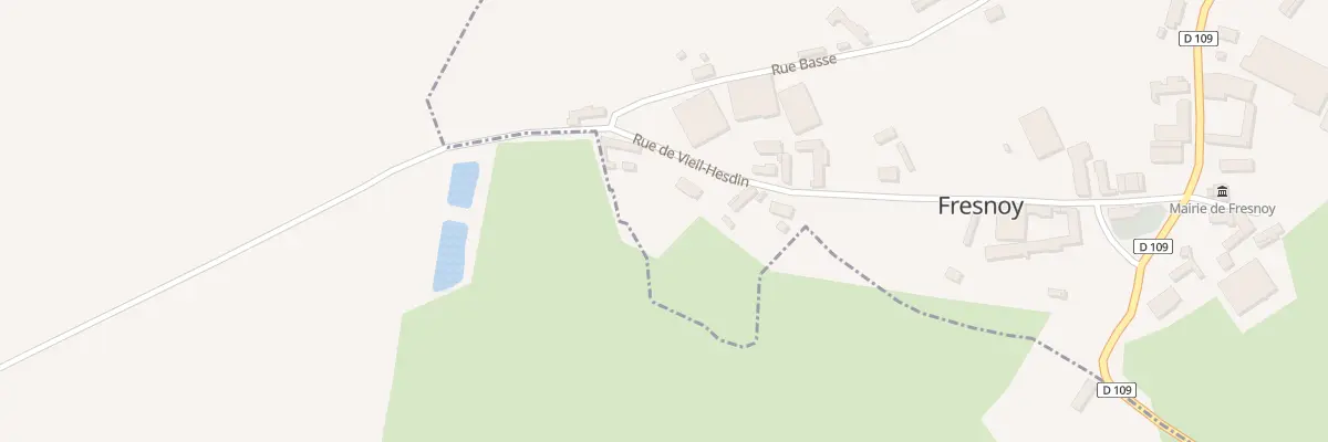 Plan du 9 Rue de Vieil Hesdin à Fresnoy