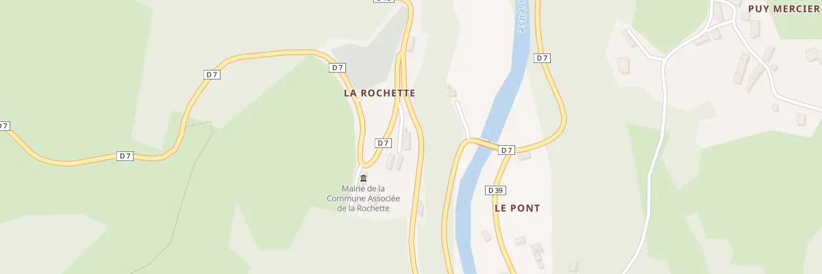 Plan du 11 La Rochette à Saint-Médard-la-Rochette