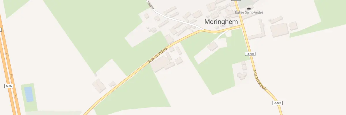 Plan du 7 Rue du Pretre à Moringhem