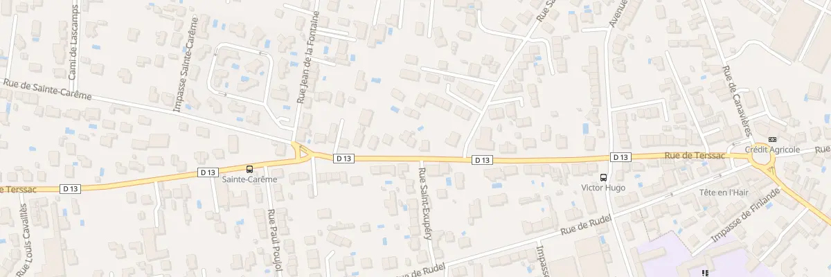 Plan du 64 Rue de Terssac à Albi