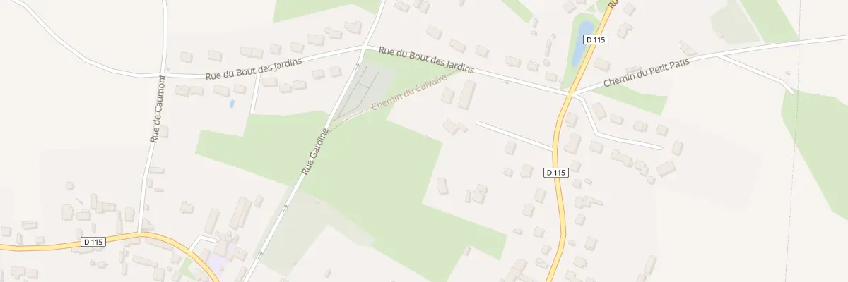 Plan du 6164 Rue Principale au Coudray-sur-Thelle