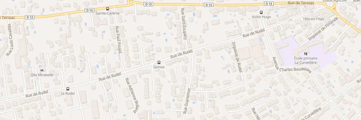 Plan du 53 Rue de Rudel à Albi