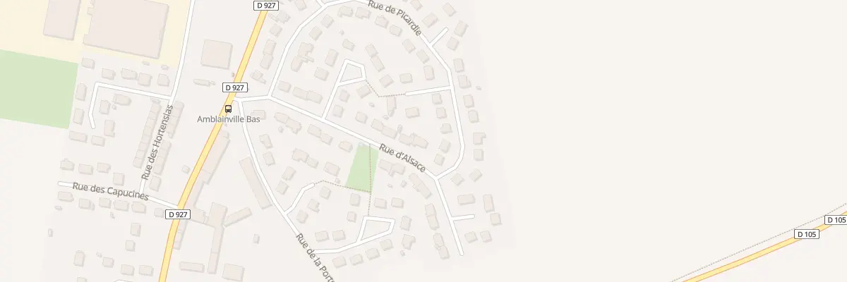Plan du 17 Rue d’Alsace à Amblainville