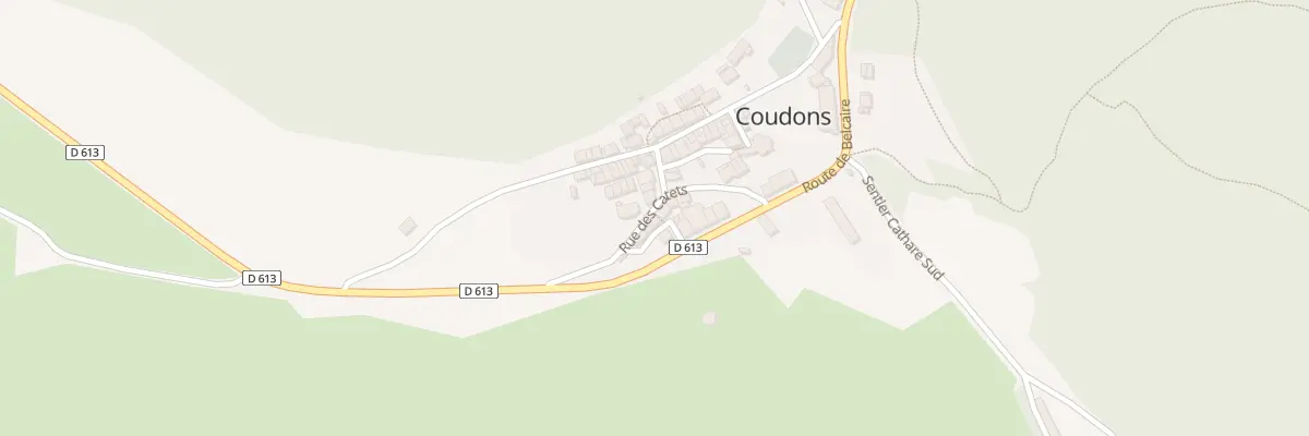 Plan du 3 Rue de la Caneille à Coudons