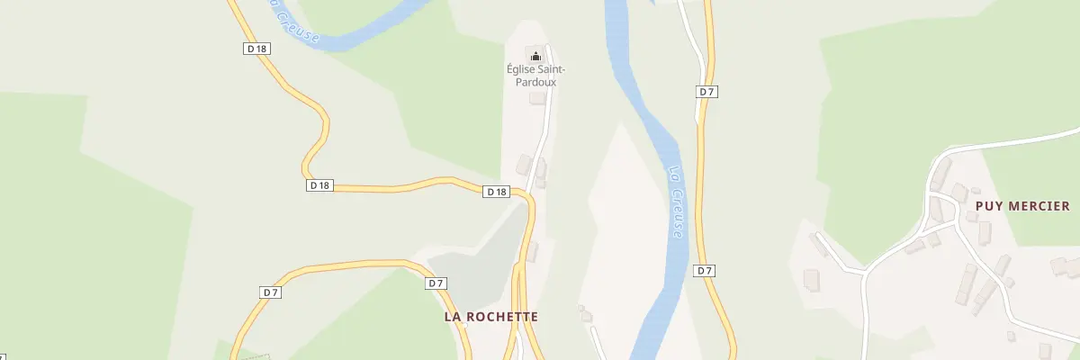 Plan du 4 Rte du Moulin Rouge à Saint-Médard-la-Rochette