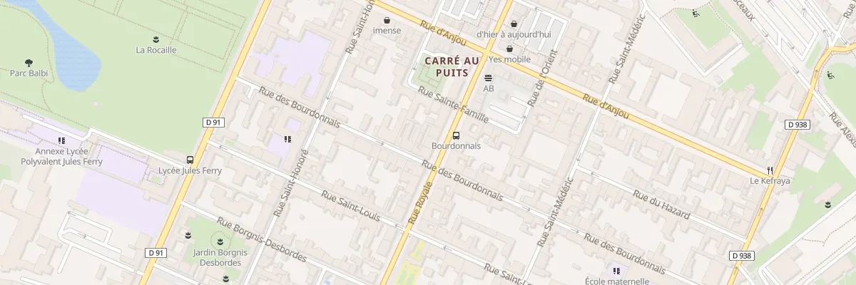 Plan du 64 Rue Royale à Versailles