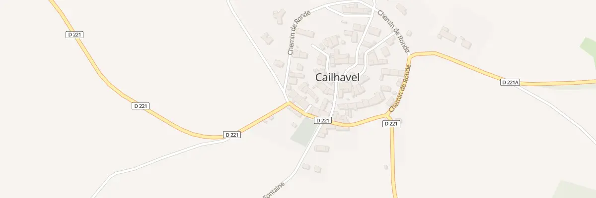 Plan du 7 Le Village à Cailhavel