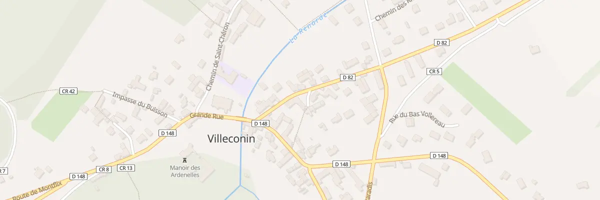 Plan du 4 Rte de Souzy à Villeconin