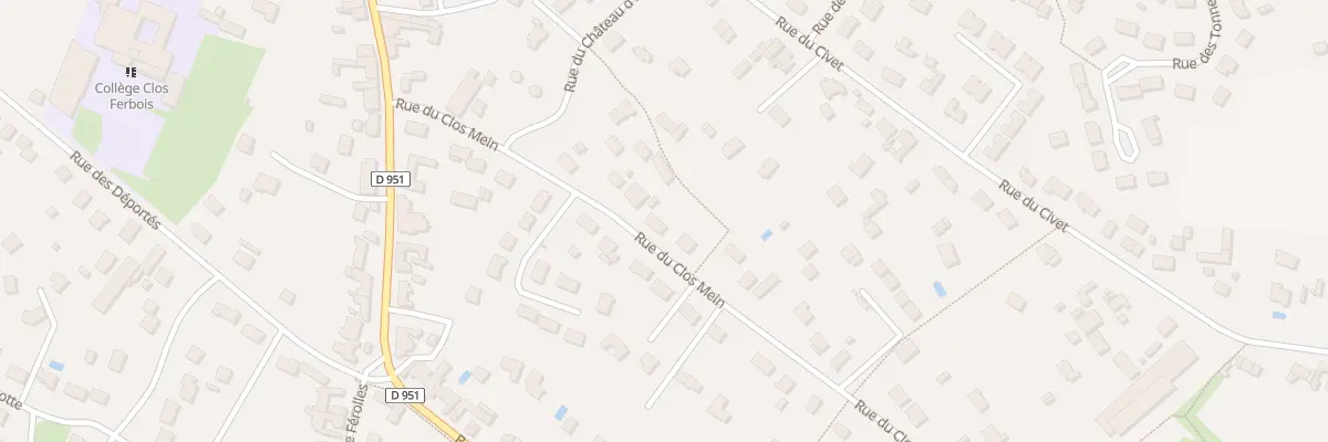Plan du 13 Rue du Clos Mein à Jargeau