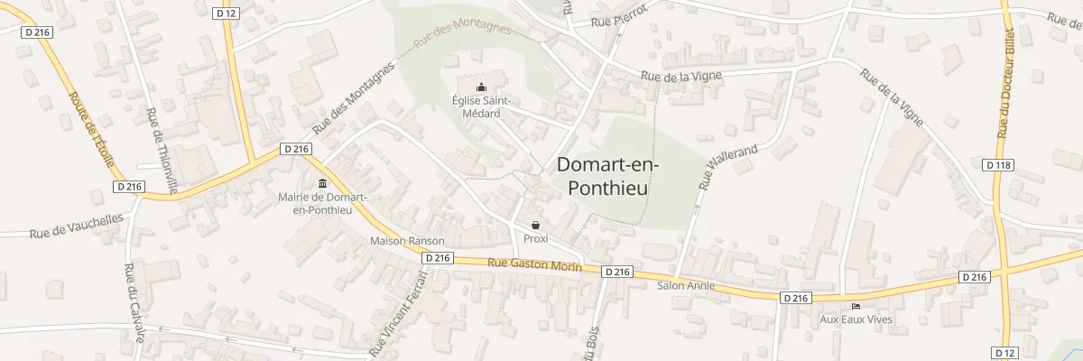 Plan du 2 Rue de l’Escalier à Domart-en-Ponthieu